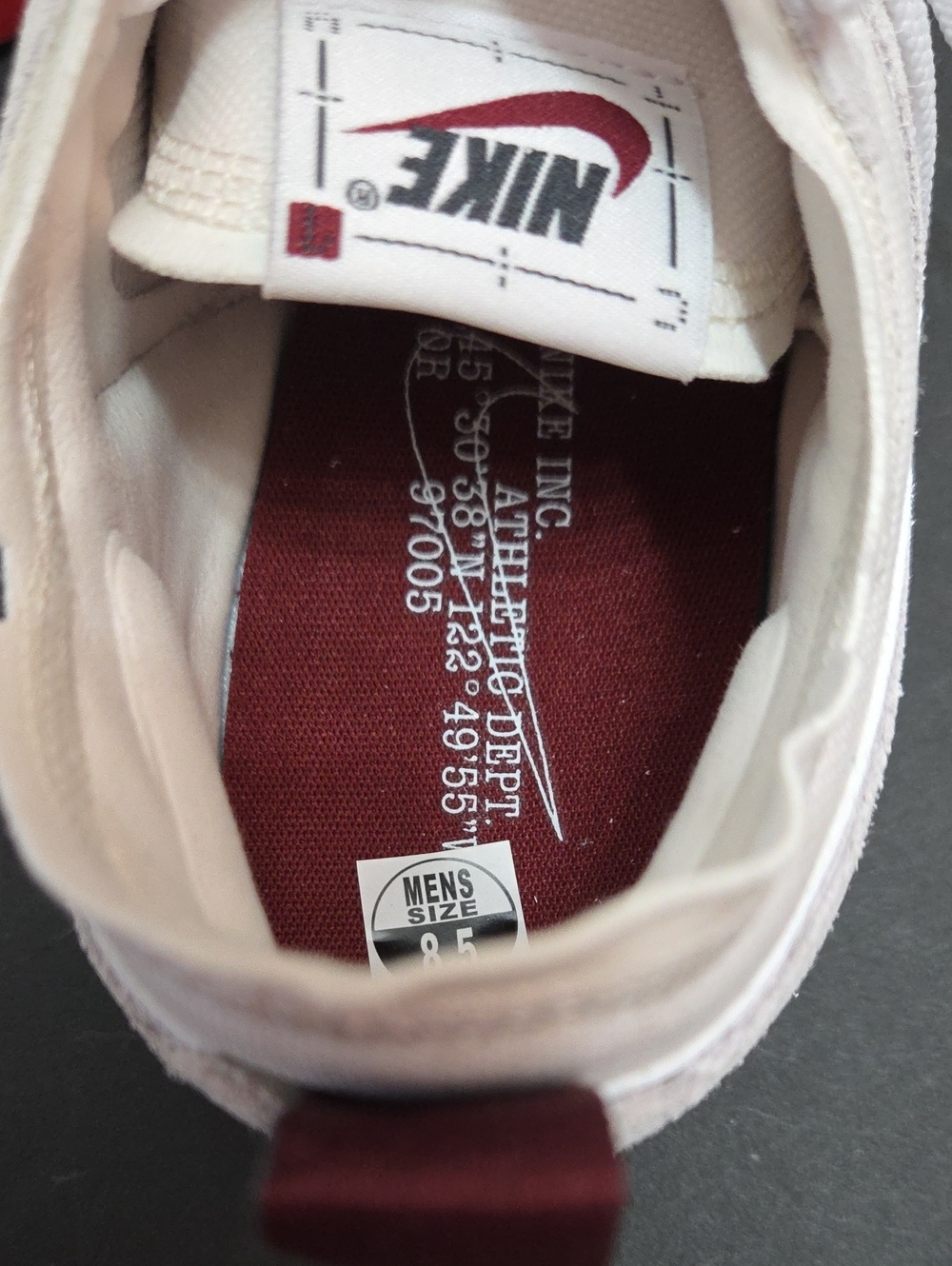 Nike C1TY Men's Grey White Phantom Low Top Sneakers Athletic Shoes M 8.5/W 10 - Picture 8 of 8